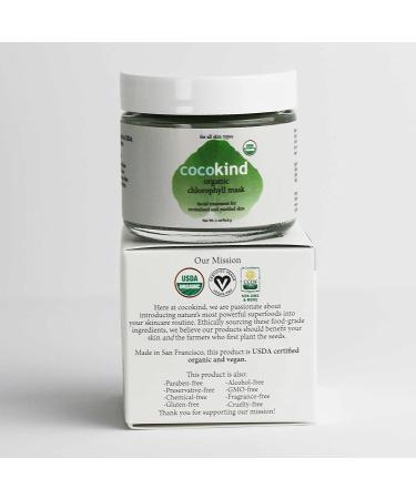 Shop Cocokind Organic Chlorophyll Mask - 2 oz | Natural Skincare Treatment - Buy Online on SooperMarket.com