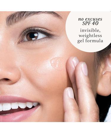 Julep No Excuses SPF 40 Clear Facial Sunscreen | Broad-Spectrum Glow Moisturizer | Non-Greasy Formula for Sensitive Skin | 1 Fl Oz - Buy Online on SooperMarket.com