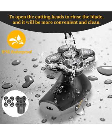 5-in-1 Electric Razor for Bald Men - Multifunctional Head Shaver Grooming Kit - Buy Online on SooperMarket.com