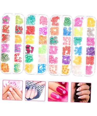 FRCOLOR 20 Boxes Nail Art Nail Bite Stop Nail Set for Manicure Nail Art Set Manicure Set Nail Set Nail Set Mobile Phone Fruit Slices Beading Nail Splitter Polymer Clay - Buy Online on SooperMarket.com