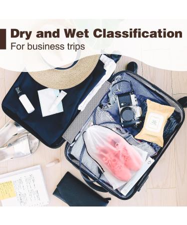 50 Pcs Translucent Travel Shoe Bags - Large Clear Shoe Storage Organizers for Men and Women - Buy Online on SooperMarket.com