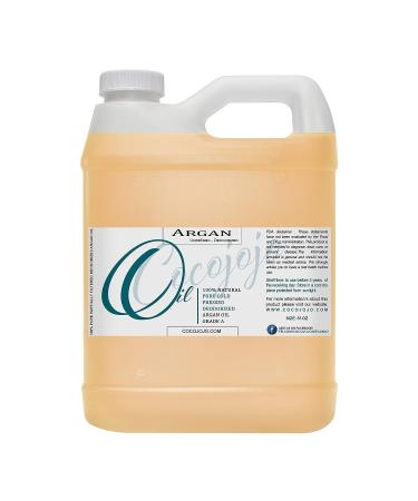 Cocojojo 100% Pure Argan Oil Deodorized Refined Cold Pressed 32 Fl Oz - Top Quality Organic Argan Oil - Buy Online on SooperMarket.com