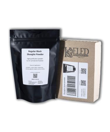 Keled Rocks Shungite Powder - 230g   lb - EMF Shielding Paint Craft and Orgonite Supplies Hand Made Soap & Cosmetics - Made from Pure Natural Shungite Stones Type II