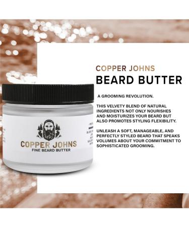 Buy Beard Butter for Men - Shea Butter Jojoba Oil Sea Minerals | Moisture Softness Control & Sundance-Citrus Scent - 2 oz - Buy Online on SooperMarket.com