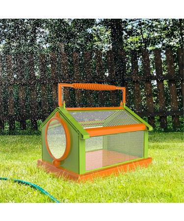 Portable Butterfly Habitat Cage Critter Caterpillars Outdoor Green Orange - Buy Online on SooperMarket.com