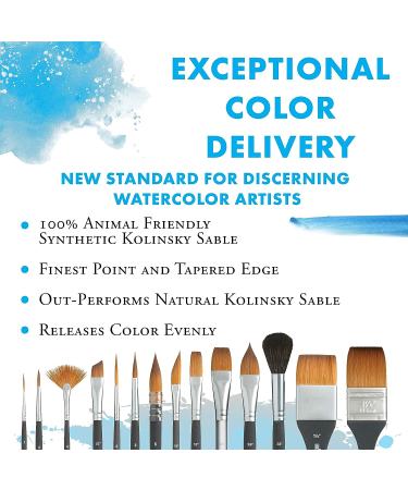 Princeton Aqua Elite 4850 Synthetic Kolinsky Watercolor Brush - 1/4 Inch - Buy Online on SooperMarket.com