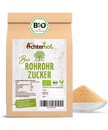 Rohro -folding sugar Bio 500g |Sugar from controlled organic cultivation |Sweet and delicious with a slightly malty tastegrown in South America |Ideal for sweetening food and drinks |from the Achterhof 500 g (1 Pack)