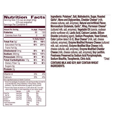 Betty Crocker Roasted Garlic & Cheddar Potatoes 4.7 oz Pouch (Pack of 7) - Delicious Instant Potatoes - Buy Online on SooperMarket.com