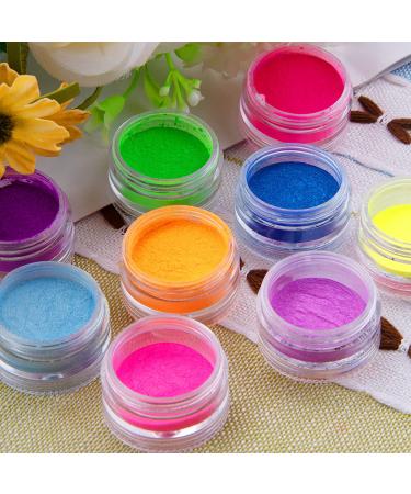 Duufin 36 Colors Pigment Nail Powder - Luminous Iridescent Pearlescent Powder for Nail Art, Body & Crafts - Buy Online on SooperMarket.com