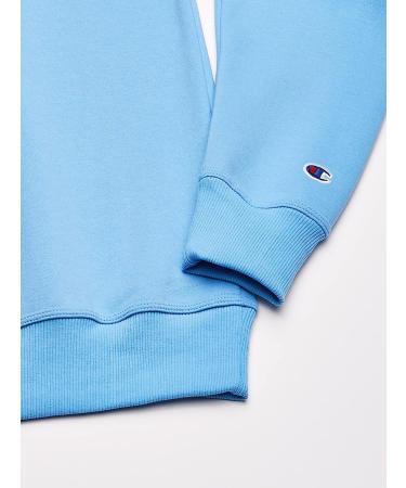 Champion Men's Powerblend Crewneck Sweatshirt - Swiss Blue C Logo - Buy Online on SooperMarket.com