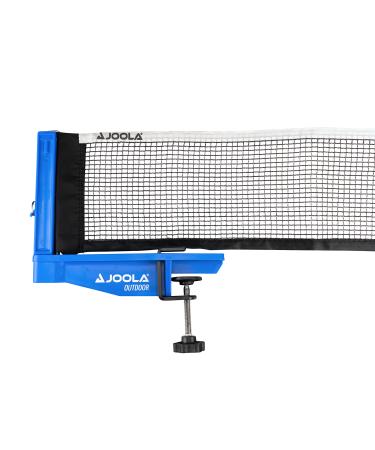 JOOLA Outdoor Weatherproof Table Tennis Net and Post Set - Waterproof 72" Regulation Size Ping Pong Screw On Clamp Net - Ideal for Indoor and Outdoor Use