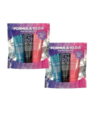 FORMULA 10.0.6 3pc Mini Face Mask Pouch-2pk