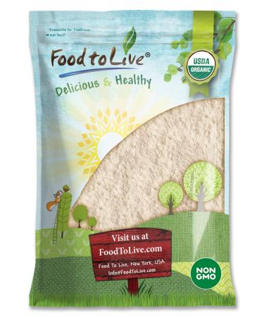 Organic White Quinoa Flour, 8 Pounds  Non-GMO, Fine Ground from Whole Grains, Vegan Meal, Kosher, Bulk Powder. Good Source of Protein, Dietary Fiber. Perfect for Baking, and as Thickener. 8 LB