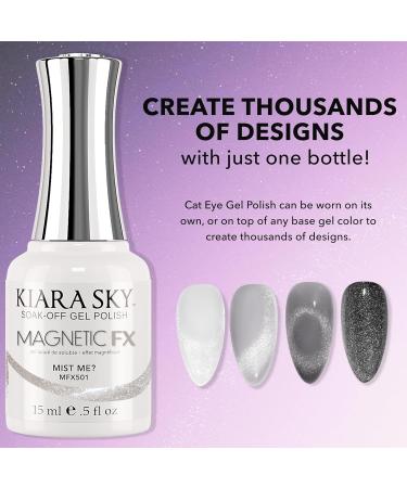 KIARA SKY Soak Off Gel Polish - UV LED Magnetic FX (Mist Me) 0.15 fl oz - International Shipping Available - Buy Online on SooperMarket.com