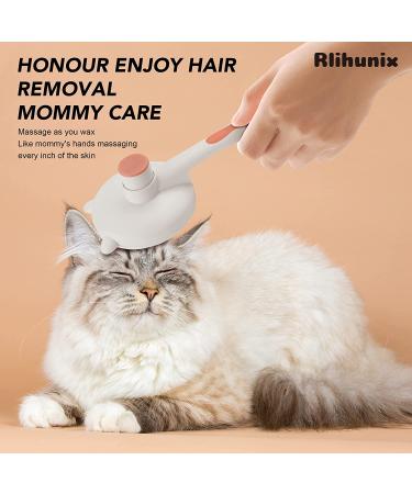 Rlihunix Self Cleaning Slicker Brush | Dog & Cat Grooming | Shedding & Mats Removal | Short & Long Hair | Blue - Buy Online on SooperMarket.com