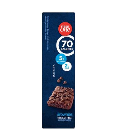 Fiber One 70 Calorie Chocolate Fudge Brownies Snack Bars - 6 ct Pack - Buy Online on SooperMarket.com