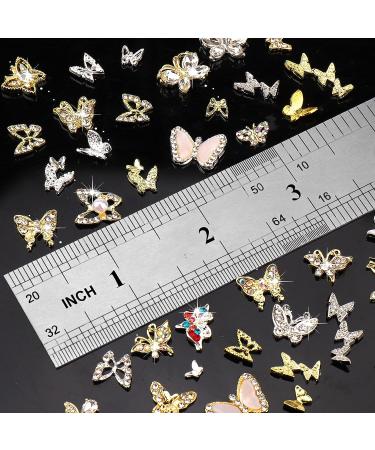 Juome 40 Pcs 3D Butterfly Nail Charms - Nail Art Decorations & Supplies - Buy Online on SooperMarket.com