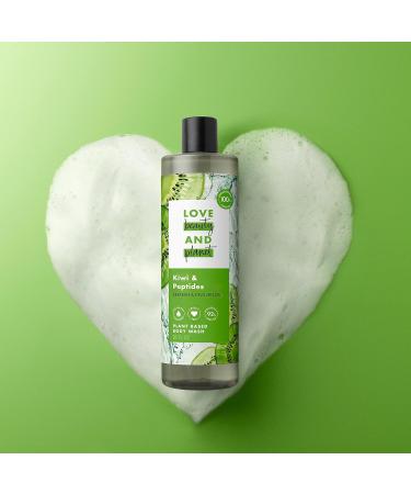 Love Beauty and Planet Kiwi Peptides Body Wash - Plant-Based 100% Biodegradable Refresh & Rejuvenate Skin 20 fl oz - Buy Online on SooperMarket.com