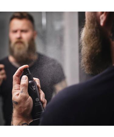 Viking Shield Heat Protectant Spray for Men | Argan Oil Thermal Protector for Beard & Hair | 450 F Protection - 4 Fl Oz - Buy Online on SooperMarket.com