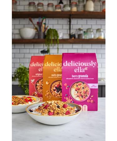 Deliciously Ella - Granola & Muesli Gluten-Free Vegan Friendly Healthy Breakfast (6 boxes) (Nutty Granola) - Buy Online on SooperMarket.com