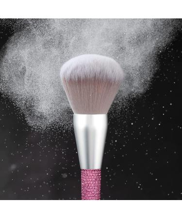 TEXAMO Large Powder Makeup Brush - Vegan Face Brush for Full Face Coverage - Ideal for Bronzer, Contouring, and Loose Powders - Pink - Buy Online on SooperMarket.com
