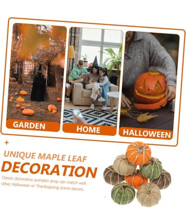 Alipis 8pcs Mini Pumpkin Artificial Fake Pumpkins Fall Pumpkin Models Artificial Fruit Props Fall Autumn Pumpkins Simulated Pumpkin Model Realistic Fake Pumpkins Vegetable Foam Halloween - Buy Online on SooperMarket.com
