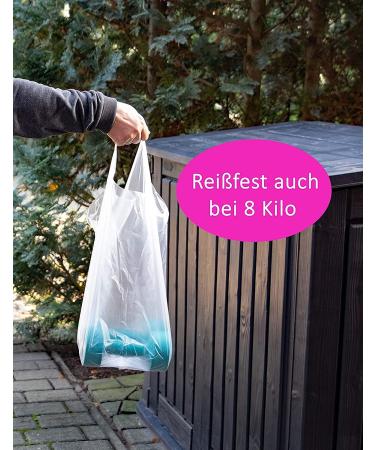 200 Premiumline Garbage Bags - 25L Tearproof & Waterproof 10 Pack Stretcher Handle - International Shipping Available - Buy Online on SooperMarket.com