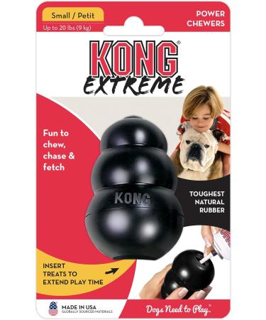 Kong Extreme Dog Toys - Durable Natural Rubber for Small Dogs | Chew Hunt & Retrieve - 1 Pack - Buy Online on SooperMarket.com