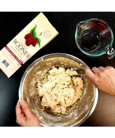 Sticky Fingers Bakeries English Scone Mix with Raspberry - Easy to Make Fresh Baked Scones - Makes 12 Scones (2pk) - Pack of 2 - Buy Online on SooperMarket.com