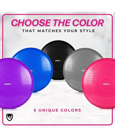 URBNFit Wobble Cushion - Balance Disc for Core Stability & Strengthening - Physical Therapy & Exercise - Sensory Wiggle Seat Pad with Air Pump - Black - Buy Online on SooperMarket.com