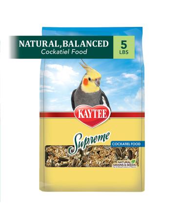 Kaytee Kaytee Supreme Cockatiel Food 5 Pound (Pack of 1) Whites & Tans