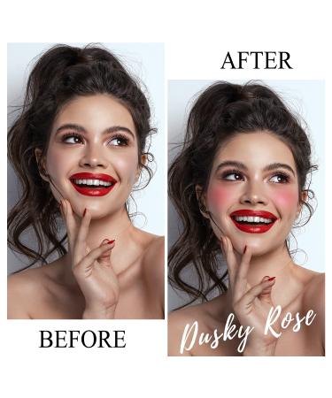 Cilrofelr Soft Liquid Blush Makeup | Cream Blush for Cheek | Lightweight Dewy Finish | Sheer Flush Of Color | 05-Roseberry Cool Pink - Buy Online on SooperMarket.com