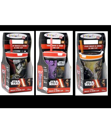 Snackeez Jr 2-In-1 Snack & Drink Cup Combo - Star Wars 7 Movie Collection - Buy Online on SooperMarket.com