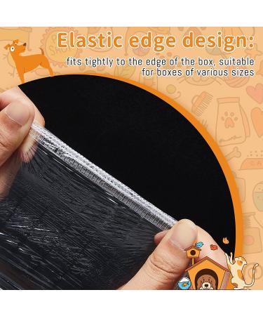 50 Pieces Disposable Cage Liners for Small Animals | Leak Proof Clear Plastic Liner for Guinea Pig, Rabbit, Hamster | Litter Tray Film for Hedgehog | Eco-Friendly and Convenient - Buy Online on SooperMarket.com