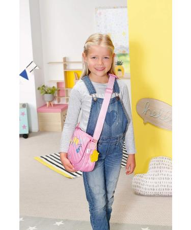 Zapf Creation BABY born Diaper Bag - Adjustable Strap Changing Mat Diaper & Accessories - Pink - Buy Online on SooperMarket.com