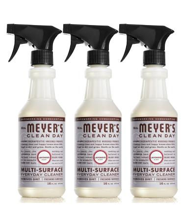 Mrs. Meyer's All-Purpose Cleaner Spray, Lavender, 16 fl. oz - Pack of 3 Lavender Spray