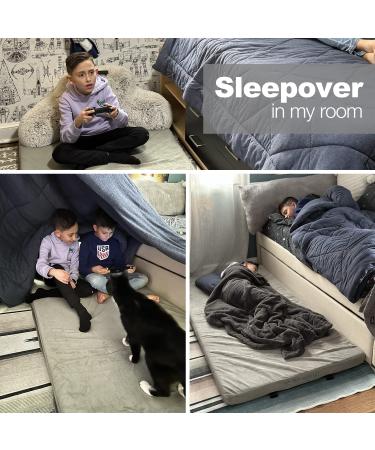 BETTER HABITAT SleepReady Portable Floor Mattress & Guest Bed - Twin Size | 3 CertiPUR-US Memory Foam | Easy Roll Out | Waterproof | Ideal for Guests, Camping, Dorm & Travel Essentials | 1 Year Warranty - Buy Online on SooperMarket.com