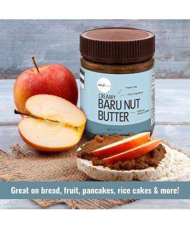 Naturtonix Baru Nut Butter - Peanut Free, Vegan & Kosher Certified, Creamy & Thick with Only 3 Ingredients, Gluten Free with 7g Protein - 11 Ounces - Buy Online on SooperMarket.com