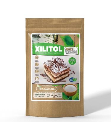 Dulci Light Xylitol Sweetener 500g - Low-Calorie Natural Sugar Replacement for Drinks & Food | Keto-Friendly Sweetener - Buy Online on SooperMarket.com