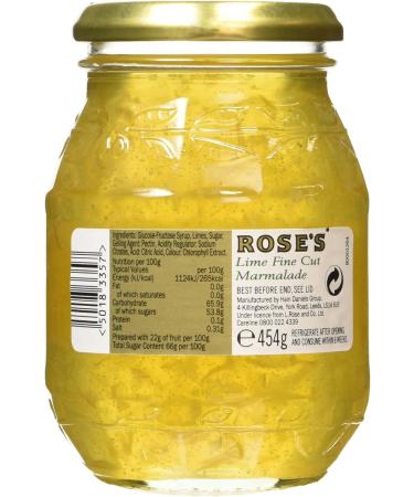 Rose's Lime Fine Cut Marmalade 454g - Buy Online on SooperMarket.com
