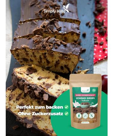 Simply Keto Lower Carb Chocolate Drops 200g | Sugar-Free Full Milk Snack | Ideal for Keto & Low-Carb Diets - Buy Online on SooperMarket.com