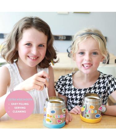 Mummy Cooks Insulated Children's Food Flask 300ml (Pink) | Free Stickers - Buy Online on SooperMarket.com