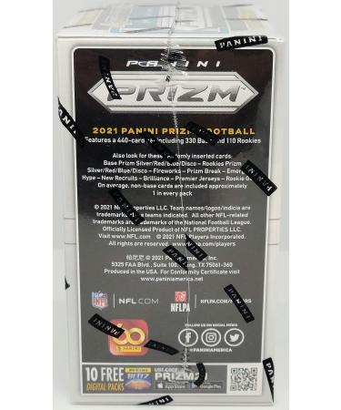 2021 Panini Prizm Football Trading Cards Blaster Box - 6 Packs, 4 Cards Per Pack - Buy Online on SooperMarket.com