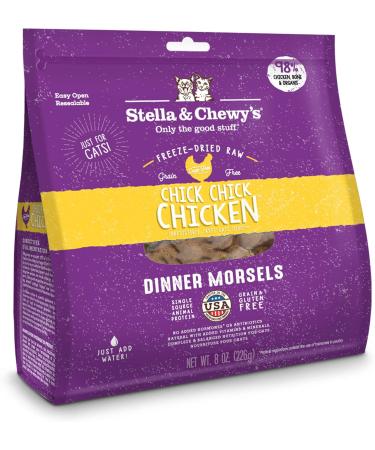 Stella & Chewy's Freeze-Dried Raw Cat Dinner Morsels Bundle | Absolutely Rabbit + Chick Chick Chicken Recipes | 16 oz - Buy Online on SooperMarket.com