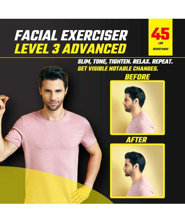 Jawzrsize Advanced Jaw, Face & Neck Exerciser - Define Jawline & Tone Face - Stress Relief - Large Blue - Buy Online on SooperMarket.com