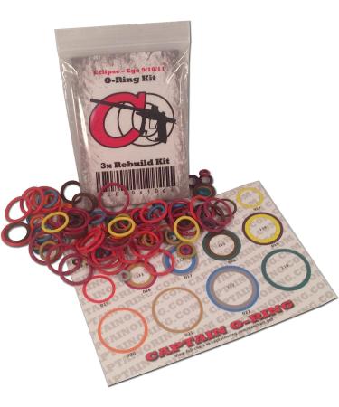 Bob Long Gen3 Intimidator Color Coded 3X O-Ring Rebuild Kit by Captain O-Ring - Buy Online on SooperMarket.com