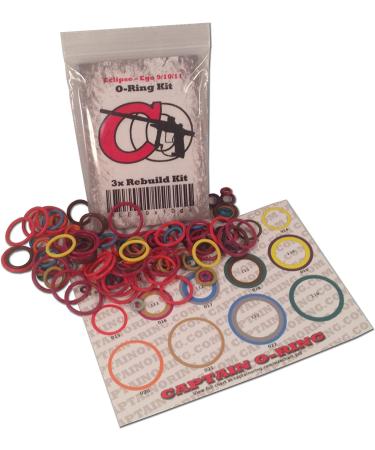 Captain O-Ring Dye DM8-DM11 Color Coded 3X Oring Rebuild Kit - Buy Online on SooperMarket.com