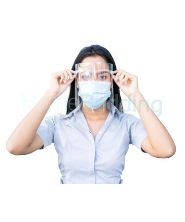 General Use Protective Face Shield Multi Packs - Glasses compatible (5x Shields with Clear Frame 5x Shields With Clear Frame With Free Gift - Buy Online on SooperMarket.com