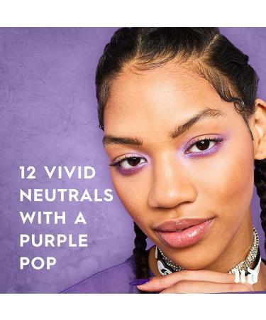 Urban Decay Naked Ultraviolet Eyeshadow Palette - 12 Vivid Neutral Shades with Purple Pop | Ultra-Blendable Rich Colors | Velvety Texture | Mirror & Double-Ended Brush Included - Buy Online on SooperMarket.com