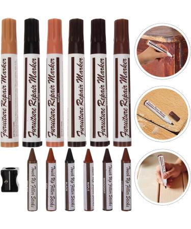 iplusmile Scratch Repair Pen Set - Wood Furniture Paint Markers for Scratches | Portable Wood Stain & Floor Accessories - Buy Online on SooperMarket.com